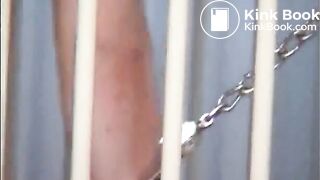 Caged Toilet Slave Eats Shit From japanese Mistres