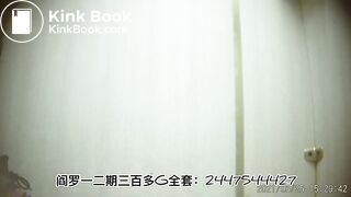 The girl excreted a lot in the toilet 003