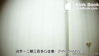 The girl excreted a lot in the toilet 003
