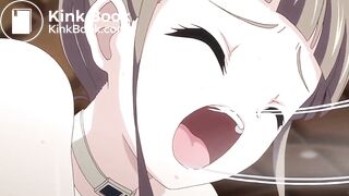 Anime human centipede makes man cum