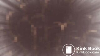 Anime human centipede makes man cum