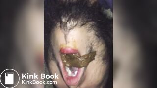 BROKE 19YO GARGLES ON SHIT FILLING HIS MOUTH