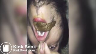 BROKE 19YO GARGLES ON SHIT FILLING HIS MOUTH