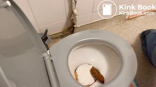 Worthless piggy eating cake