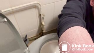 Worthless piggy eating cake