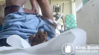 Pooping on the balcony