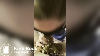 scat blowjob