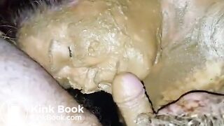Fat Pig Sucks Shitty Cock