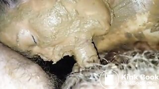 Fat Pig Sucks Shitty Cock