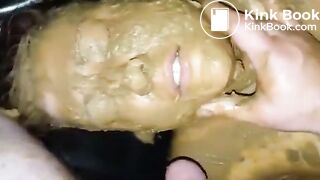 Fat Pig Sucks Shitty Cock