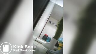 Chinese women poop in toilets