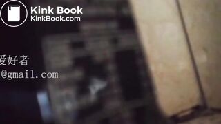 The girl excreted a lot in the toilet 003