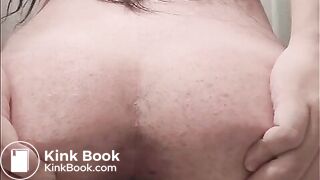 Kinky girl plays with her turd