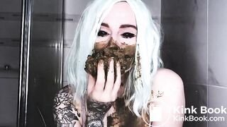 Monstrous wife Poop Eat Shit
