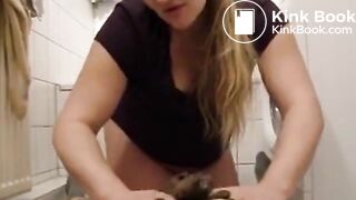 Shitty scat handjob