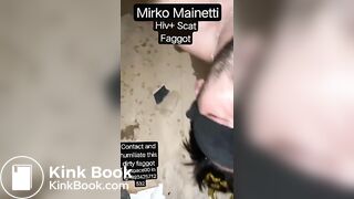 Mirko Mainetti Scat Faggot