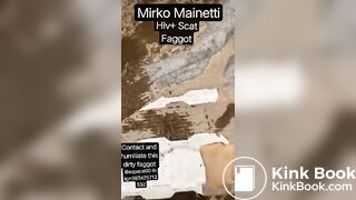 Mirko Mainetti Scat Faggot