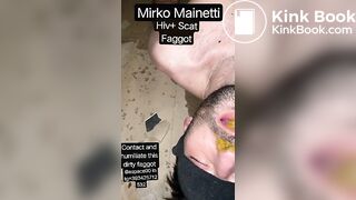 Mirko Mainetti Scat Faggot