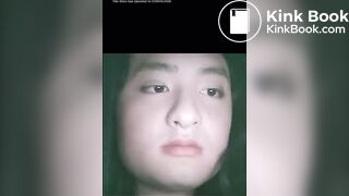 Gothic fishnets poop in the dark