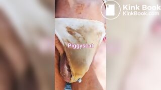 Love my shitty pantie im dirty