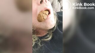 Eating shit