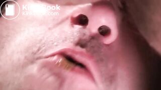 Matt feeds recycled taco bell