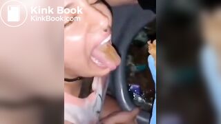 Slimy portapotty shit for worthless human toilet s