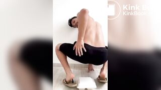 Handsome Latino Shitting and Making out