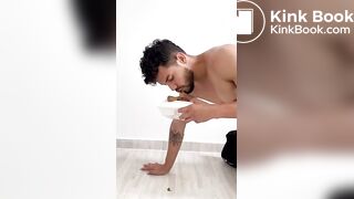 Handsome Latino Shitting and Making out