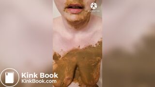 Daddy's little shit piggy enjoying it's filth