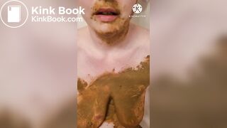 Daddy's little shit piggy enjoying it's filth