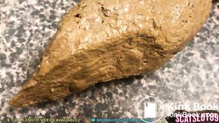 Close-up Butthole Dumps Gorgeous Shit