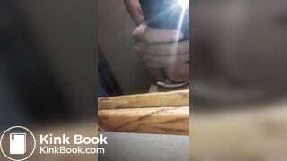 Shitting on a plate