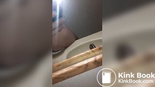 Shitting on a plate