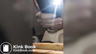 Shitting on a plate