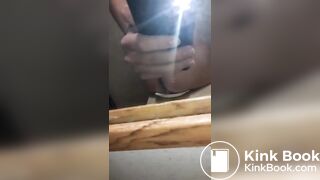 Shitting on a plate