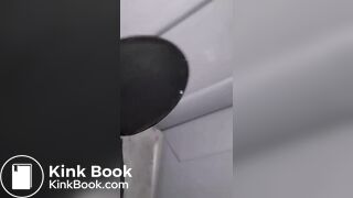 Fresh portapotty shit for worthless human toilet w