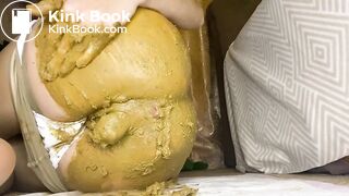 Sweet scat and shit in pussy