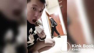 Eating Shit in a Public Toilet