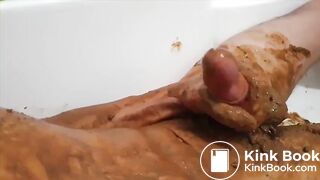 Man Cums on Shit Compilation