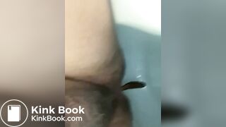 On the toilet
