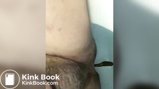 On the toilet