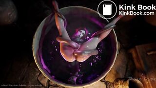 Underwater Girl Tentacle Drown