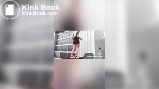 Blonde trash can scat