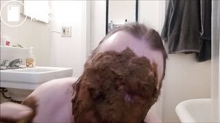 amateur shit facial, eating, smear 32723
