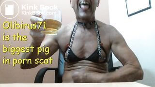 olibrius71 shit in the mouth and piss drink