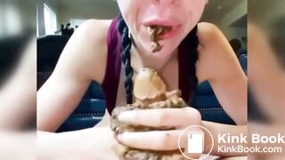Brunette scat puke bj so hot part 2
