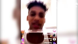 Spitting verses with his anus