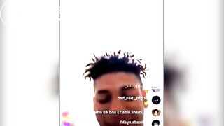 Spitting verses with his anus