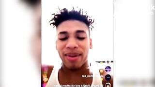 Spitting verses with his anus